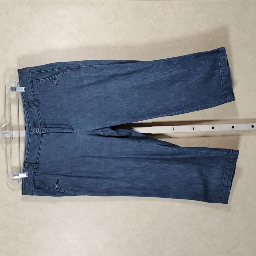 *092 Dockers blue denim nautical look denim capri 10 CLEARANCE